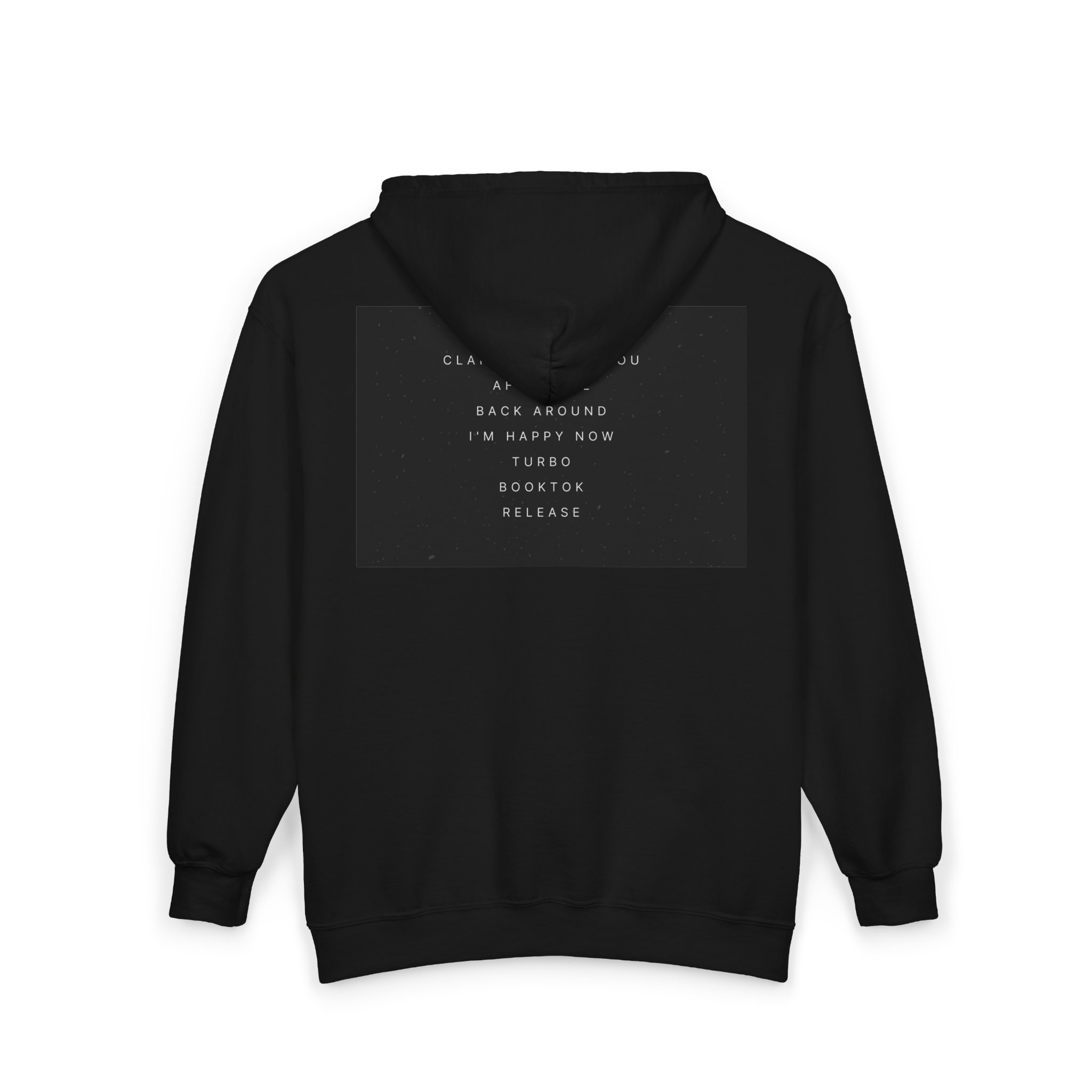 Darkness & Soul Photo Collage Zip Hoodie — Moody Indie Goth Graphic Sweatshirt - Imagen 4