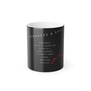 Darkness & Soul Color Morphing Mug — Song Tracklist Design (11 oz)