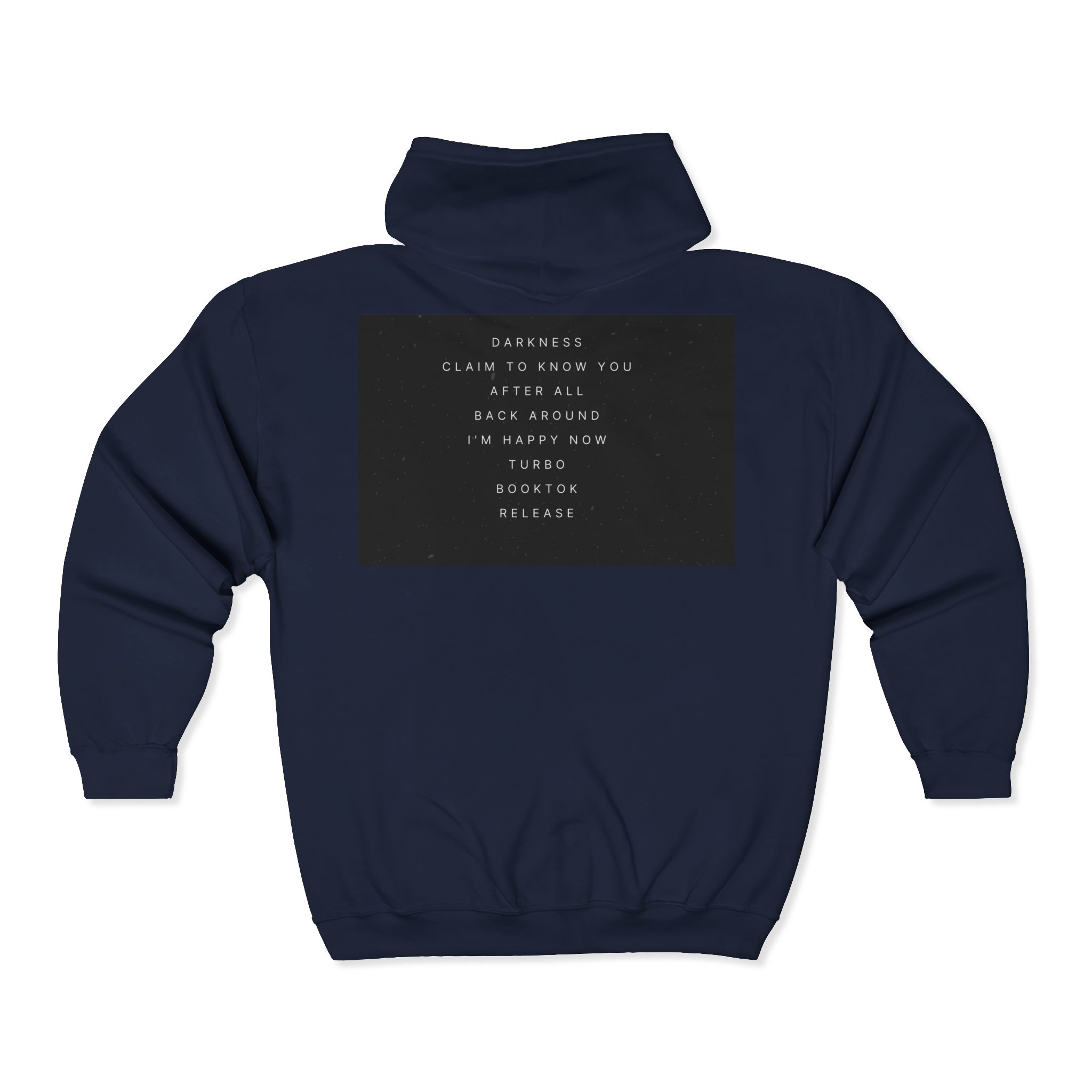 Darkness & Soul Photo Collage Zip Hoodie — Moody Indie Goth Graphic Sweatshirt - Imagen 14